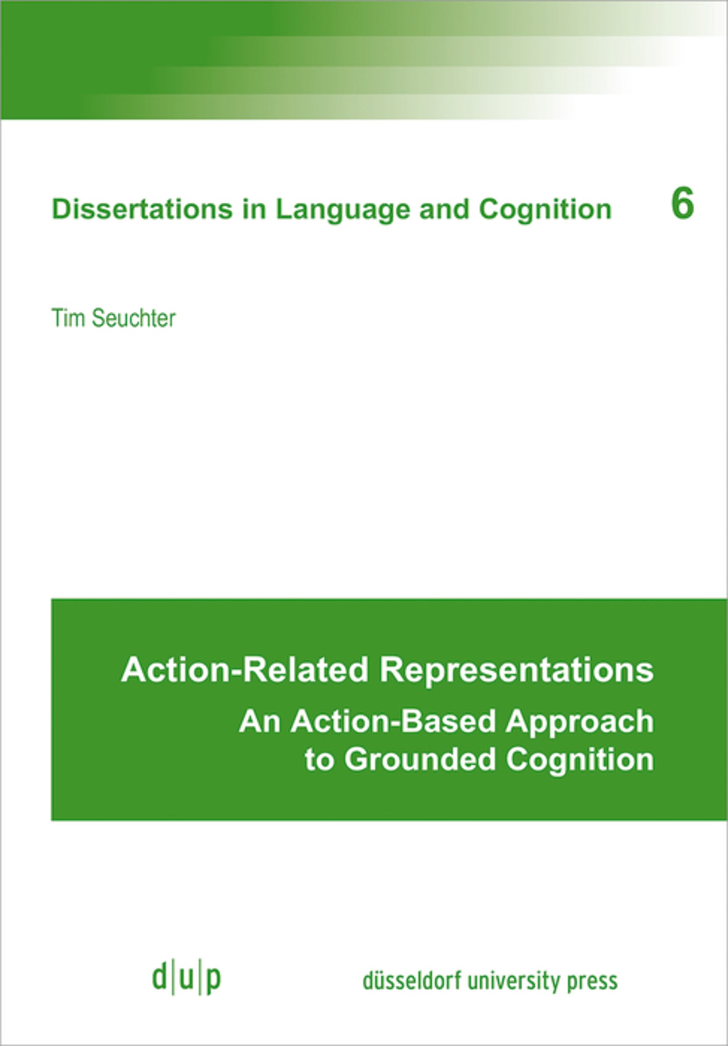 Cover image for Action-Related Representations ISBN 9783110663785